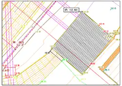 Maßstab 1:100 (nichtlinear)