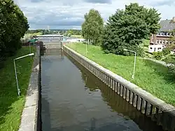 Krapphofschleuse Richtung Schleusengraben