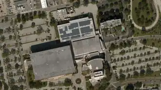 Satellitenbild des RP Funding Center vor der Renovierung (2018)