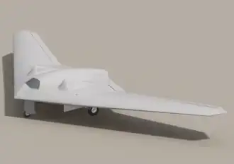 Computergrafik einer RQ-170