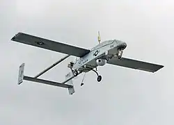 Die AAI RQ-2 Pioneer Drohne der US Navy im Jahr 2005, wurde von IAI mit entwickelt und von der IAF eingesetzt