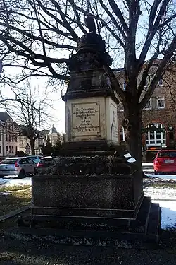 Kriegerdenkmal Radeberg (1879) für die Opfer des Deutschen Krieges 1866