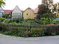 Dorfanger von Zitzschewig, mit dem ausgezeichneten Bauerngarten