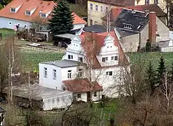 Kreuzgiebel mit Zwerchhäusern (Bennoschlösschen, Sachsen)