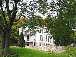 Goldschmidtvilla, Blick von Osten