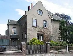 Mietvilla Heinrich Schrader, Straßenansicht