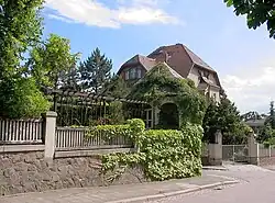 Gartenpavillon der Mietvilla Heinrich Schrader.