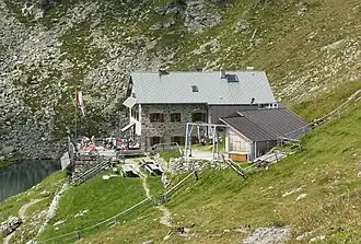 Radlseehütte im Sommer