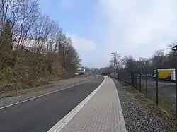 Heutige Nutzung als Radweg, Barmen, Blick nach Osten