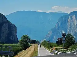 An der Salurner Klause zwischen Südtirol und dem Trentino