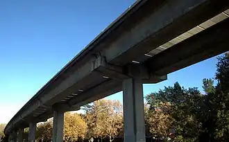 Bay-Area-Rapid-Transit-Strecke im Großraum San Francisco