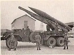 MGR-1 Honest John der Raketenartillerie