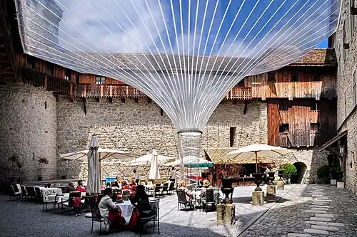 Restaurant im Innenhof