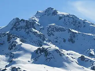 Rastkogel – Gipfelaufbau aus Nordosten