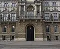 Eingang zum Hamburger Rathaus