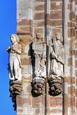 Steinfigur von Johann Maria Farina (Ratsturm)