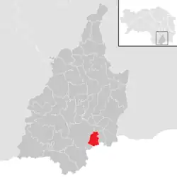 Lage im Bezirk Leibnitz