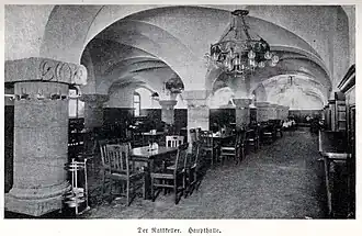 Ratskeller in der Haupthalle