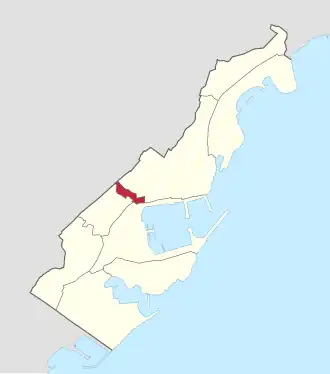 Lage von Ravin de Sainte-Dévote im Fürstentum Monaco