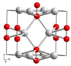 Kristallstruktur von Rubidiumperoxid