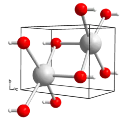 Kristallstruktur von Rubidiumdeuterohydroxid