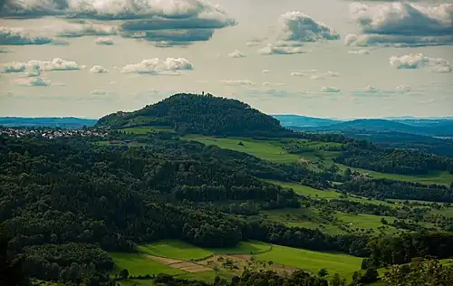 Der Rechberg vom Hornberg aus gesehen