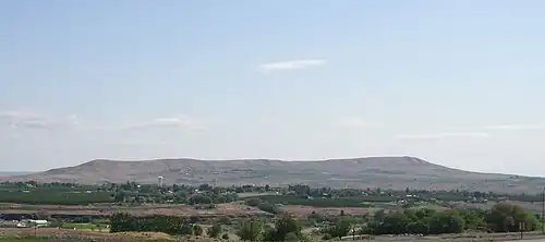 Der Red Mountain von Westen