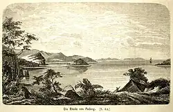 Die Reede von Padang an der Westküste von Sumatra