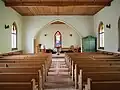 Innenraum der reformierten Kirche