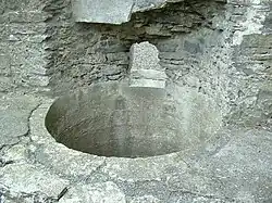 Gemauerter Fischkasten im Kloster Ross Errilly