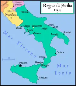 Das Königreich Sizilien 1154