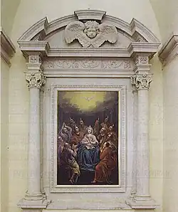 Regondi-Altar mit Bild „Pfingstwunder“