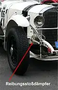 Reibungsstoßdämpfer mit Gestänge