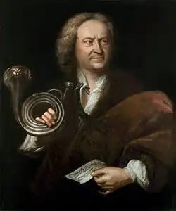 Gottfried Reiche, Ölgemälde von Haußmann um 1726