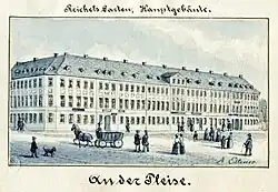 Das Vorderhaus um 1860