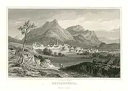 Stich von Reichenhall, um 1850