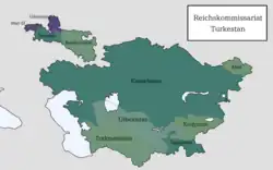 Das Reichskommissariat Turkestan