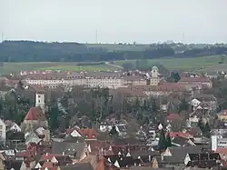 Reinhardt-Kaserne vom Schloßberg aus