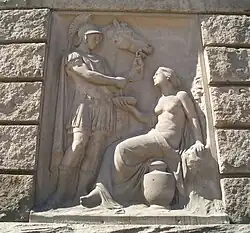 Relief für die Kaiser-Wilhelms-Akademie für das militärärztliche Bildungswesen, Invalidenstraße
