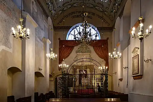 Innenansicht der Remuh-Synagoge