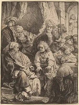Joseph seine Träume erzählend (Rembrandt van Rijn)