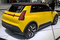 Renault R5 Prototype, Heckansicht