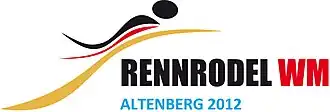 Logo der Rennrodel-Weltmeisterschaften 2012