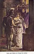 Herakles und Medea im Tempel der Hekate