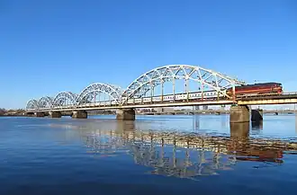 Dzelzceļa tilts Eisenbahnbrücke