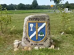 Gedenkstein an die Panzerpionierkompanie 330