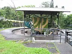 Das 6-Inch-BL-MK-VII-Geschütz