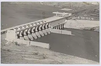 Kraftwerk Baygorria, die Werksiedlung liegt ca. 500 m vom Kraftwerk entfernt