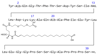 Strukturformel von Retatrutid