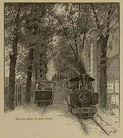 Gegenverkehr am Quai d’Orsay